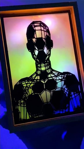 DIY Cyberpunk Lightbox Build 🤖✨ (Satisfying 3D Print Process) #craft #homedecor #art