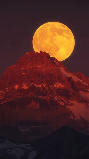 🌕✨ Harvest Moon rising above South America’s tallest peak! Witness the full Moon ascend over the majestic summit of Mount Aconcagua (6,961 m) in the Andes, painting the night with its golden light. This breathtaking lunar display marks a cosmic connection between sky and mountain, celebrating nature’s grandeur on one unforgettable night. Did you catch the Moonrise? Drop your photos below! #NASA #fullmoon #AndesMountains #Aconcagua #HarvestMoon #NightSky | Sky&Earth