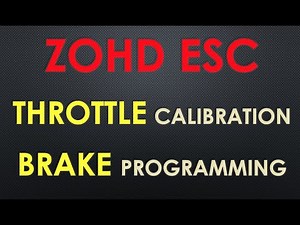 [ZOHD ESC] Brake setting & Throttle calibration