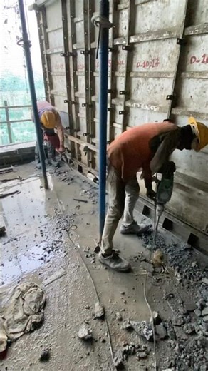 Chipping work #constructionwork #building #civilwork #chipping #shorts #shortsvideo #short #