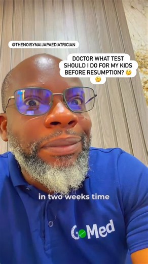 Dr Ayodele Renner on Instagram: "Please don’t be in a hurry. When it is time to do test you will not be in confusion 😭😭😭😭😭. . . The problem with running tests before resumption is that you will think it is a guarantee that they will not fall sick shortly after resumption. You lie! 🫵🫵🫵 . . Exposure to infectious agents like viruses are almost inevitable between children in such close quarters as is found in schools, Sunday school and daycare. . . In other words testing healthy children ev