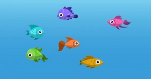 Stylized Animation Cartoon Fish Stock Footage Video (100% Royalty-free) 1027759679 | Shutterstock