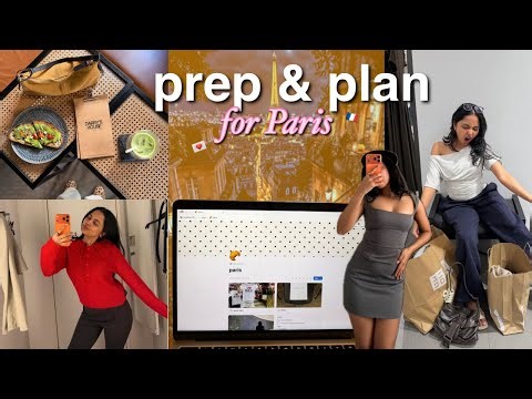 prep & plan a trip with me!!🥐🎀PARIS, PFW, Notion, Itinerary & last minute tragedy :(((
