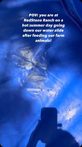 We are OPEN & we have a water slide! Bring your bathing suits and get ready for a fun weekend! 💦 10AM-4PM | RedStone Ranch