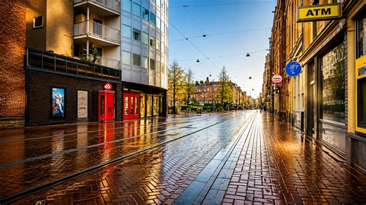 Voiko Amsterdam tuntua vieläkin tunnelmallisemmalta sateessa?