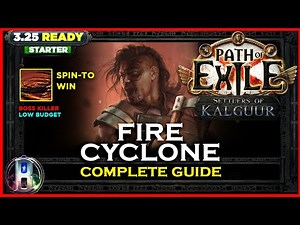[PoE 3.25] LEAGUE STARTER - FIRE CYCLONE BERSERKER - PATH OF EXILE SETTLERS OF KALGUUR - POE BUILDS