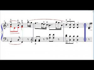 ソナチネ１番 ヘ長調 op ２０－１ 第二楽章 楽譜 クーラウ Sonatine Andante Fr.Kuhlau