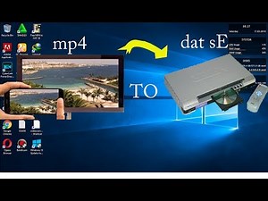 Mengubah Ekstensi MP4 To Dat, tutorial mudah untuk di putar di vcd/dvd