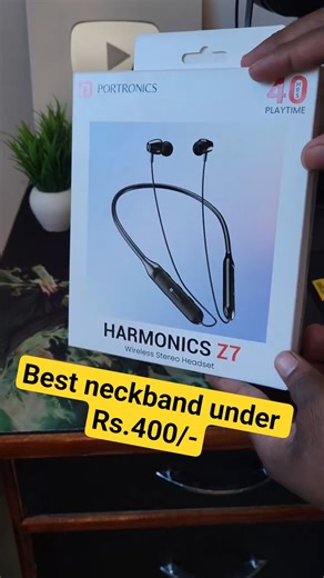 Best Neckband under RS.400/-| Portronics Harmonics Z7