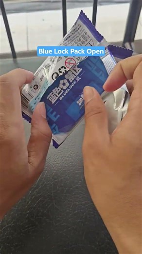 Blue Lock pack Open. Hunt for Rare cards.#anime #cards #tcg #unboxing #fyp #shorts