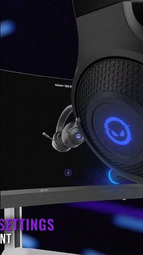 The True RGB Backlight and Sound Settings Adjustment on the Noah 702 headset can be fully customized