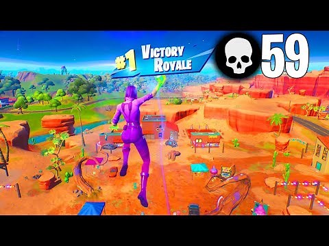 59 Elimination Solo vs Squads *WORLD RECORD* (Fortnite Chapter 3 Season 3 Full Gameplay Win)