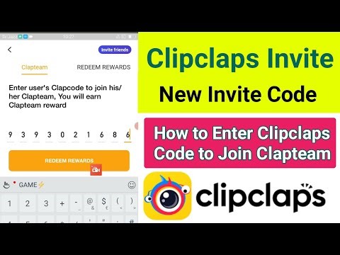 Enter User's Clapcode to join his/her clapteam you will earn clapteam reward Input Invitation Code