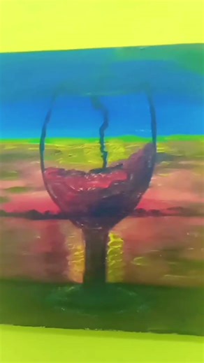 Painting world #paintingtechniques #artist #paint#paintinglessons #painting #paintings