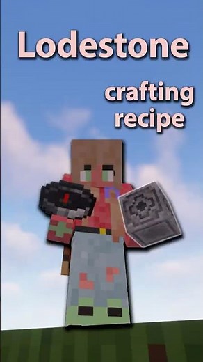 Lodestone - Short Shorts by StrawberryGS - Minecraft Crafting Recipe (aka Loadstone, Load Stone)