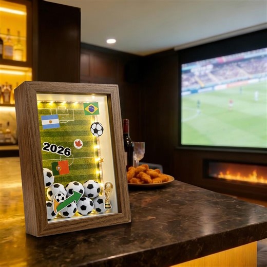 Soccer Gift Shadow Box Frame, Football Photo Display for Kids Team Gift, Sports Room Decor, Soccer Mom Gift, - Etsy UK