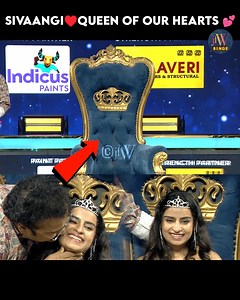 Sivaangi🥰Queen of our Hearts😍 #dad #emotional #sivaangi #SivaangiKrishnakumar #singer #artist #cwc #jfwfavouritesoftamilnadu2025 #music #jfw | JFW
