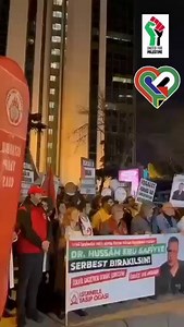 14 reactions | Medical workers in #Istanbul  hold a demonstration...