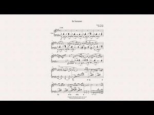In Summer(Disney Frozen) for Piano solo with sheet