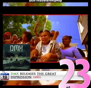 1.2K shares · 183 comments | On This Day October 23, 2001 DMX Released His 4th Studio Album The Great Depression Which Went On To Sell Over 3 Million Copies | DMX | Facebook