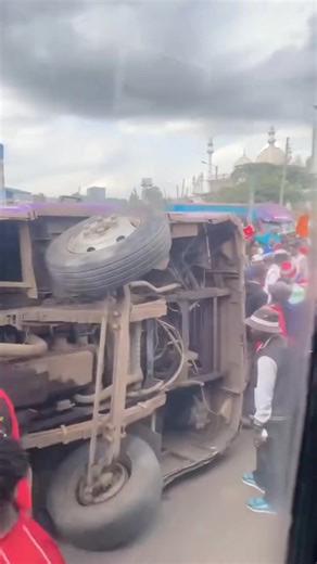 Bus involved in an #accident at OTC. | Trending Updates Kenya