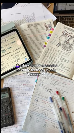 Memorize a Textbook Efficiently in Just 4 Hours