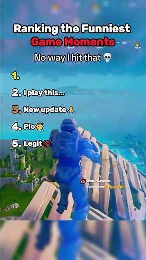 Ranking the Funniest Game Moments😂