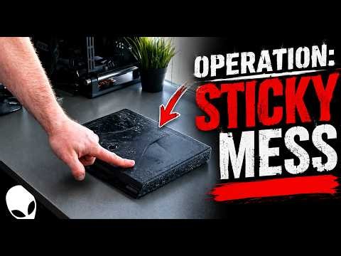 Can This Sticky Alienware Be Saved?