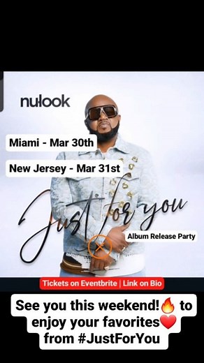 Konbyen nan nou ki renmen #MyFeelings from #JustForYou album? ..... Pral gen plezi weekend sa 🔥🔥 30 Mars M2 Miami 🔥🔥 31 Mars New Jersey .. Pran Biyèw bonè to avoid higher prices at door ... #justforyou #AlbumTour #NulookBandLIVE #KingArly | Arly Lariviere