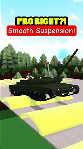 Roblox Build a Boat for Treasure Pro Smooth Suspension Mechanics of Leopard Tank #babft #roblox
