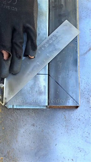 creative cutting technique 90 degree #welding #welder #welders #indiastickwelder
