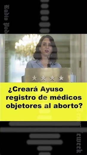 ❗ Will Ayuso create a registry of doctors who object to abortion? #shorts