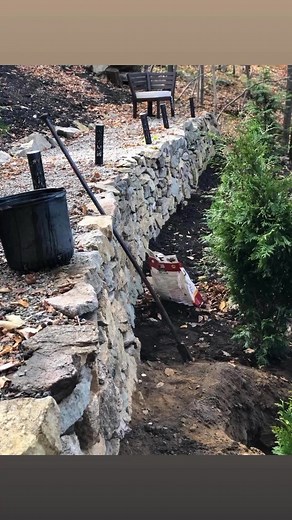Planting arborvitae’s next to a wall we did years ago. | Root Awakening INC | Facebook