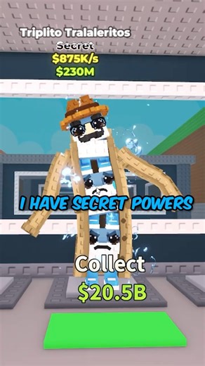 BRAINROT SECRET POWERS !? 😱💀 #roblox #stealabrainrot