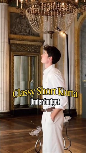 CLASSY SHORT KURTA FOR MENS 🤩😍 #fashion #mensfashion #ootd #ytshorts #ootdguide