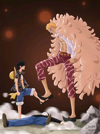 Luffy vs Doflamingo Epic Showdown in One Piece