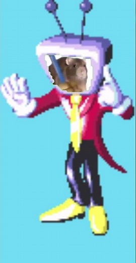 Tenna but greenscreen (I edited this sprite from Spriters Resource for this)