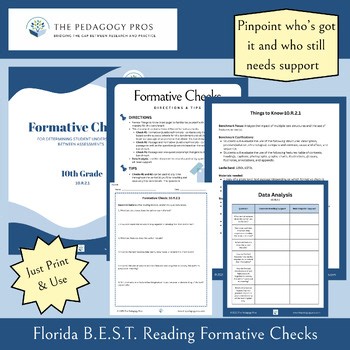 10.R.2.1 Formative Checks – Florida B.E.S.T. Reading