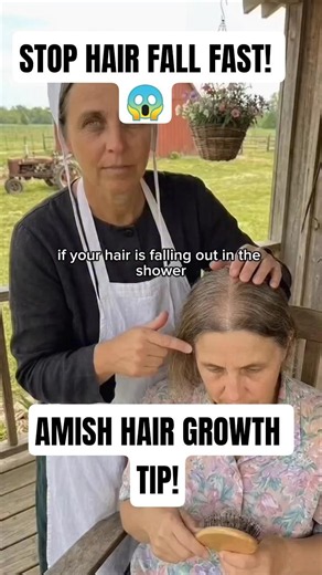 Hair Falling Out? Amish Natural Remedy for Hair Fall #amish #health #wellness #hairfall #usa #remedy