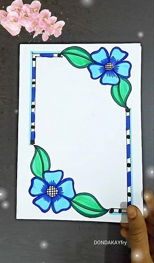 Very easy border designs|Simple project work designs|Project border designs|Project work designs#art