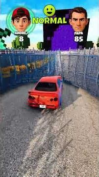 ANDREJ VS PAPA LUCKY BLOCK CHALLENGE - BeamNG Drive #beamngdrive