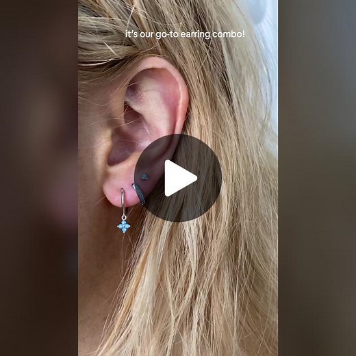 Best Triple Piercings Set: Choose Your Color! #EarstackIdeas