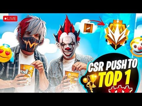 "SUNNY IS LIVE! Insane Rank Push 🔥 Full Rush Gameplay | Free Fire"