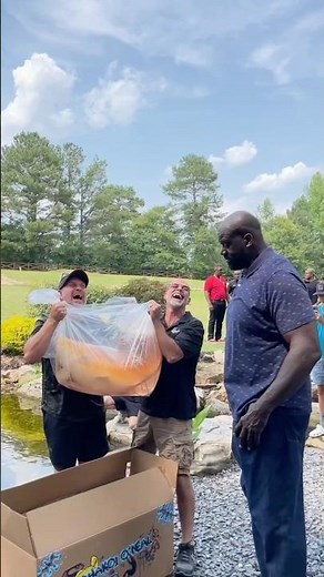 I Brought ​⁠‪@SHAQ‬ The Biggest Koi I Could Find!!!