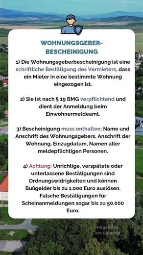 Wohnungsgeberbescheinigung