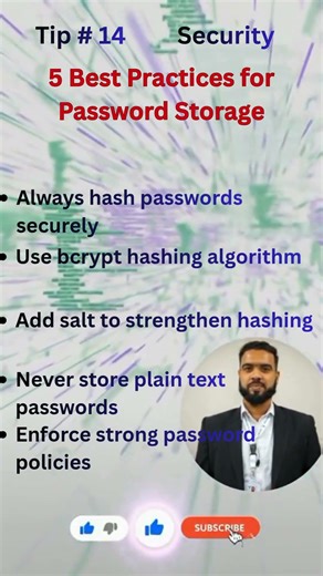 Tip # 14 | 05 Best Practices for Password Storage