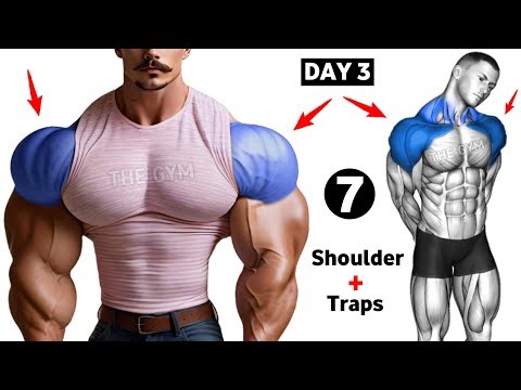 Day 3 Shoulder & Traps Workout | Full Muscle Building (Beginner to Advanced)