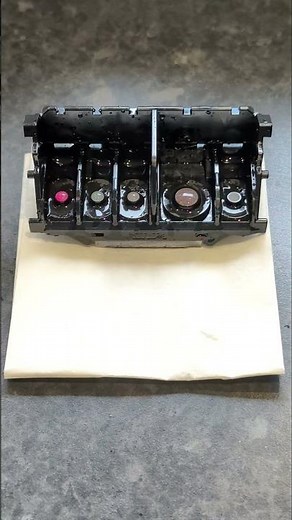 Cleaning a Canon Printhead With Isopropyl Alcohol #printermaintenance #canon #printhead #printrepair