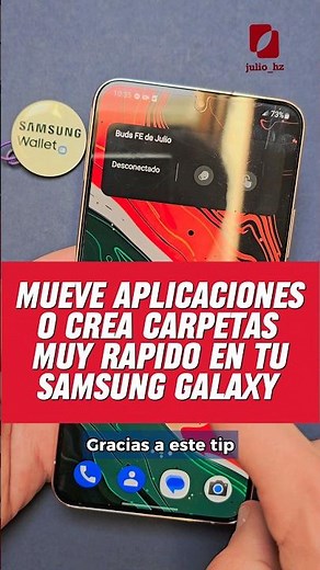 Learn how to move icons and create folders on your #samsung galaxy #android