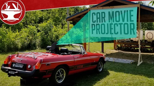 Spy Car with 4k Laser Projector!